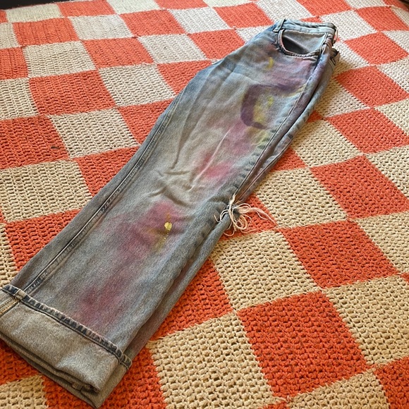 Size 6 womens straight leg H&M high rise jeans - Picture 15 of 17